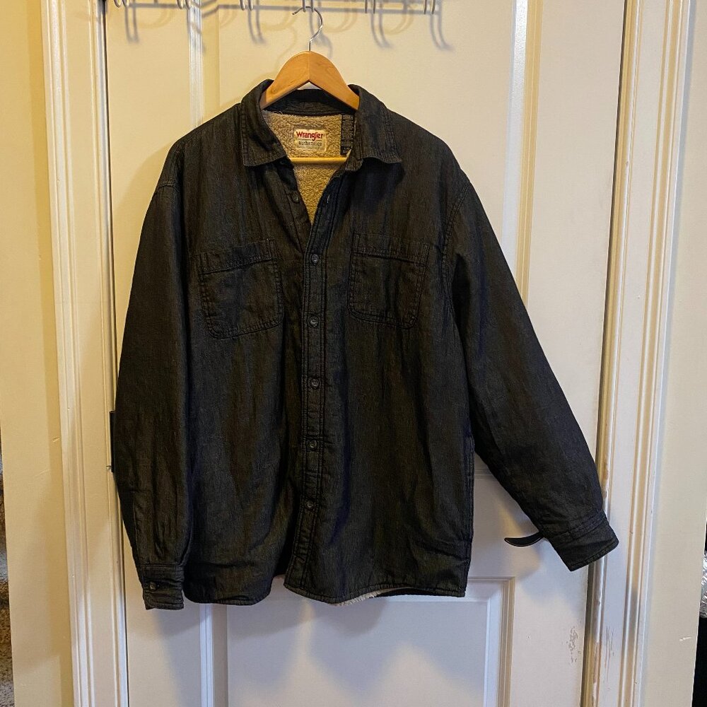 Wrangler Black Jean Shacket/Jacket